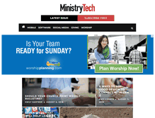 Tablet Screenshot of ministrytech.com